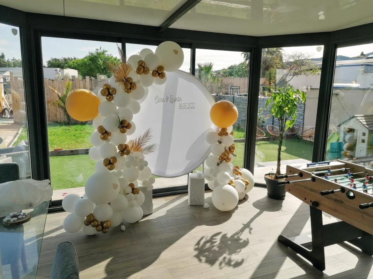 Villa Dali La Garde 260M2 Jacuzzi, Sauna, Piscine, Jardin 500M2, 5 Minutes De La Plage מראה חיצוני תמונה
